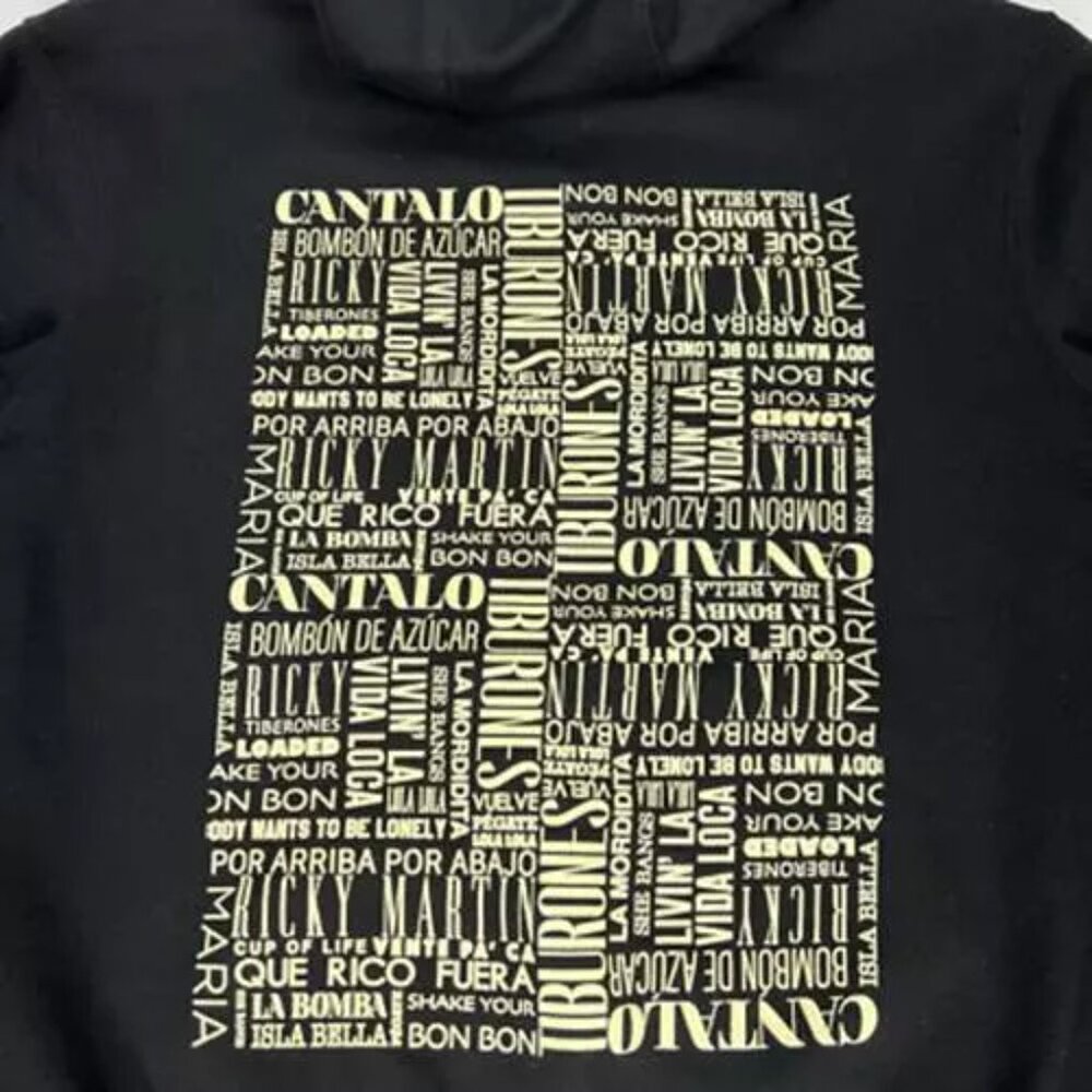 Ricky Martin Mens Hoodie Sweatshirt Cantalo Concert Sweater Black Lane Steven M - Picture 5 of 11
